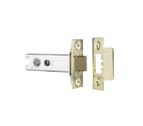 Eurospec Dl Tubular Latch Medium Sprung Polished Brass