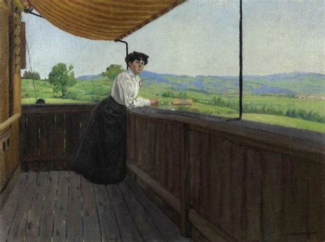 Sur Le Balcon F Lix Vallotton Artwork On Useum