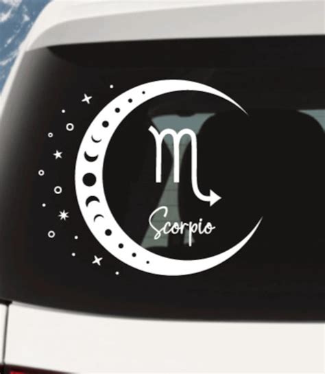 Scorpio Vinyl Decal Scorpio Car Decal Scorpio Sign Stickers Scorpio