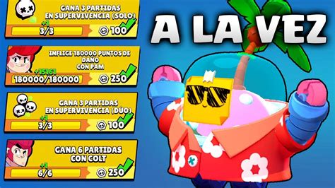 Completo Todas Las Misiones Nuevas A La Vez Brawl Stars Youtube