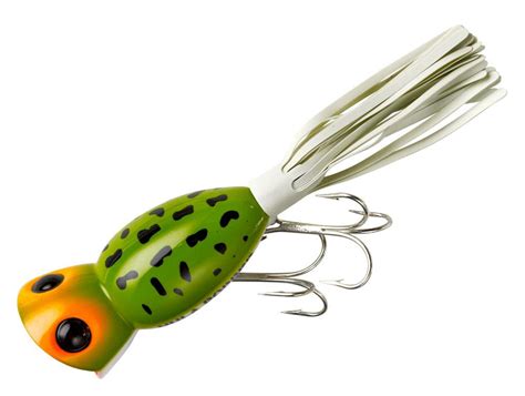 TWO ARBOGAST HULA POPPERS - BASS FISHING POPPER - TOPWATER FISHING FROG ...