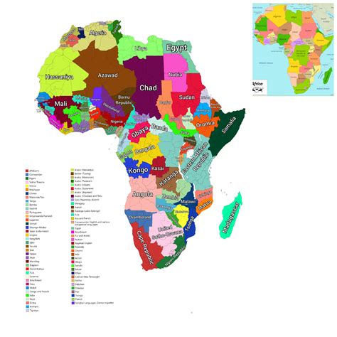 Updated Theoretical African Nations Based Primarily On Ethnolinguistic