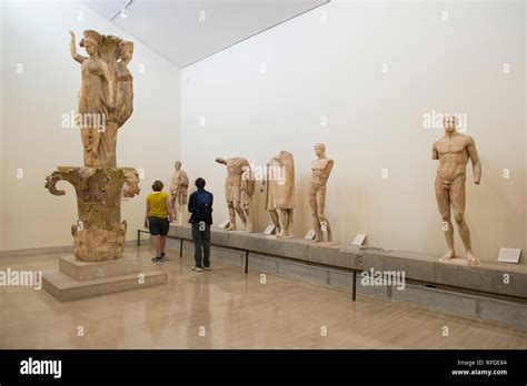 Delphi Archaeological Museum, Delphi, greece Stock Photo - Alamy