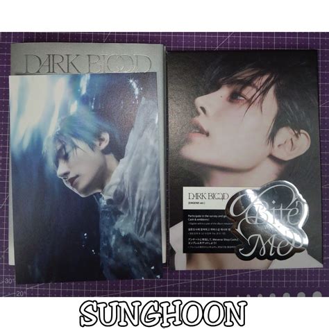 Official Enhypen Sunghoon Dark Blood Engene Version Unsealed Album