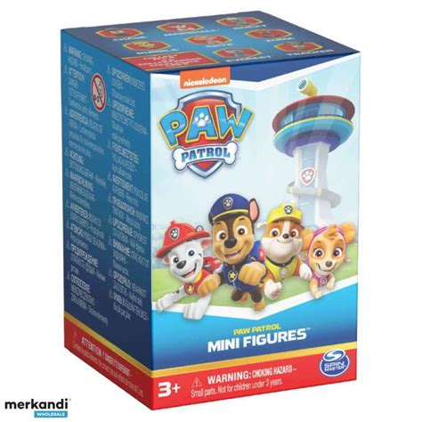 Spin Master Paw Patrol Mini Figures Assortment Core In Display