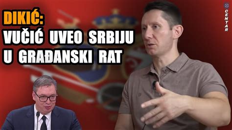 Aleksandar Dikić Vučić uveo Srbiju u hladni građanski rat Rio Tinto