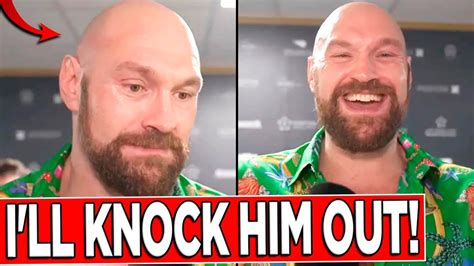 HARD Tyson Fury PROMISED To KNOCK OUT Usyk In A FIGHT Fury SHOCKED