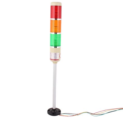 Dc 24v Yellow Red Green Industrial Signal Tower Lamp Warning Stack