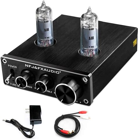 FX AUDIO TUBE 03 Tube Preamplifier 6K4 Tube Hi Fi Tube Preamp With Bass