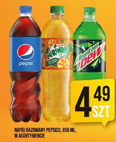 Promocja PEPSICO NAPÓJ GAZOWANY 850 ML w Market Jan