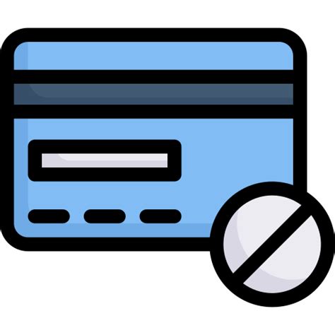 Icono De Sin Tarjeta De Credito Generic Outline Color