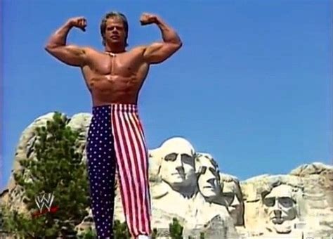 Lex Luger posing at Mount Rushmore | Lex luger, Wwf superstars, Vince ...