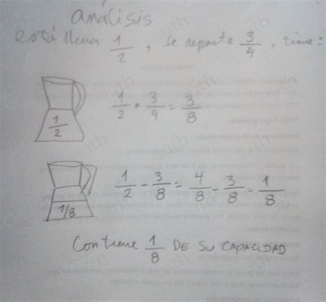 Solved Una Jarra Est Llena A La Mitad De Su Capacidad Si Se