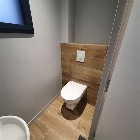 Pose De Wc Suspendu Avec Meuble Lave Mains Dans Le Rh Ne Haute