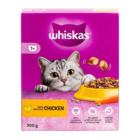 WHISKAS CHICKEN DRY 1+ YEARS - 300G | Poundstretcher