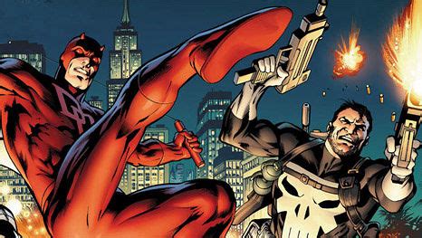 Daredevil And Punisher Vs Nightwing And Red Hood Battles Comic Vine