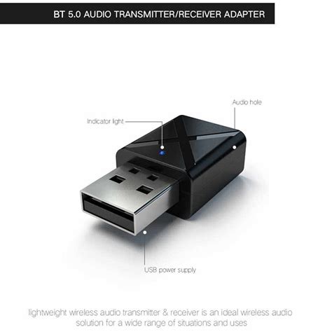 Kn Audio Adapter Usb Bt In Trans Mitter Receiver Adapter Mini