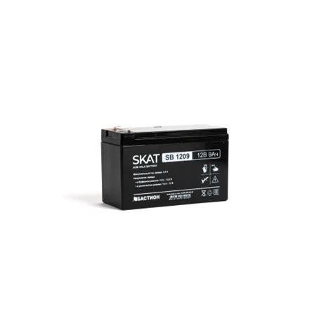 АККУМУЛЯТОР СВИНЦОВО-КИСЛОТНЫЙ SKAT SB 12В 9Ач Выбирайте и покупайте со ...
