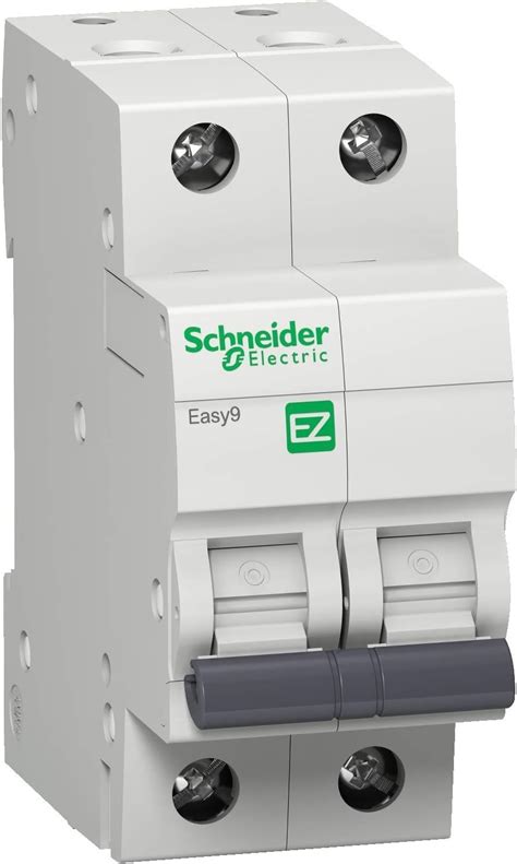 Schneider Electric 20A Dp C Curve Acti9 10Ka Mcb White A9N2P20C