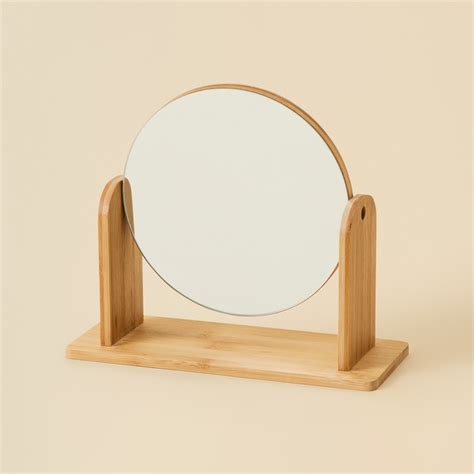 Openook Two Sided Mirror With Magnifier Bamboo Big W