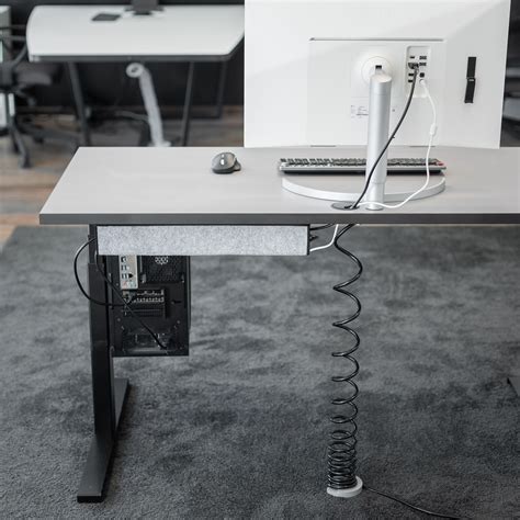 Умный стол tabula sense smart desk черный белый