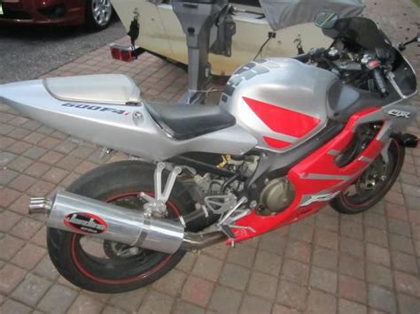 2002 Honda Cbr 600 F4i Red And Silver For Sale On 2040motos