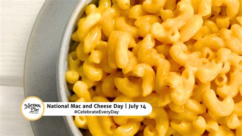 July 14 2024 National Mac And Cheese Day National Tape Measure Day