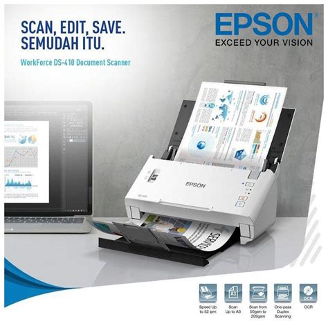 Epson Workforce Ds A Duplex Sheet Fed Document Scanner Ict