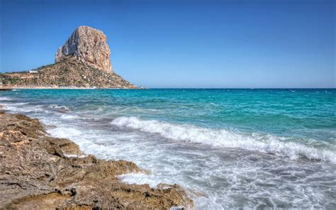 Télécharger fonds d écran Calpe Mer Méditerranée paysage marin