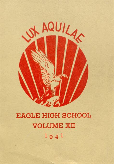 1941 yearbook from Eagle Rock High School from Eagle, Colorado for sale