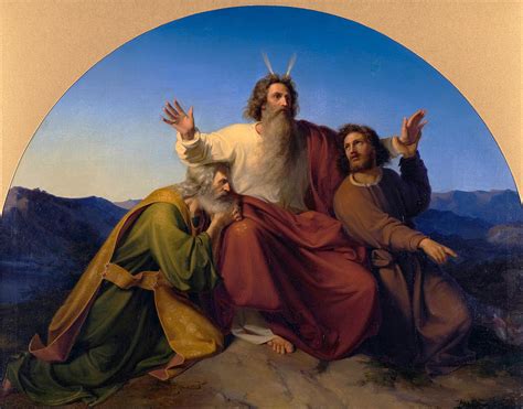 Moses Aaron and Hur Painting by Alexander Heubel - Pixels