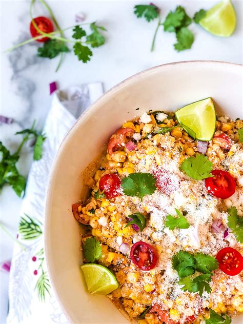 Spicy Mexican Street Corn Salad Hummingbird Thyme