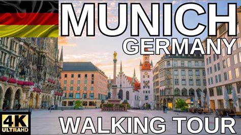 Munich Germany 4K UHD Walking Tour For Beer And Sausage With