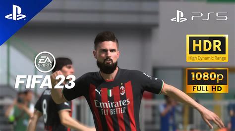 PS5 AC Milan Vs Inter Milan FIFA23 NEXT GEN GAMEPLAY FULL HD HDR