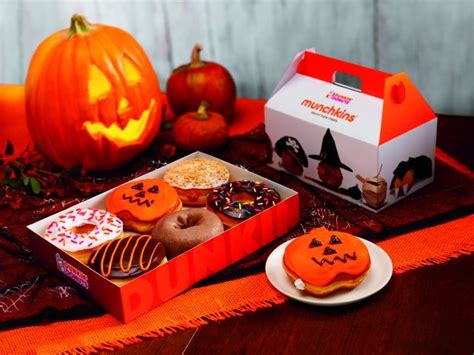 Dunkin Donuts Halloween Donut For 2014 The Halloween Pumpkin Donut Is A Vanilla Flavored