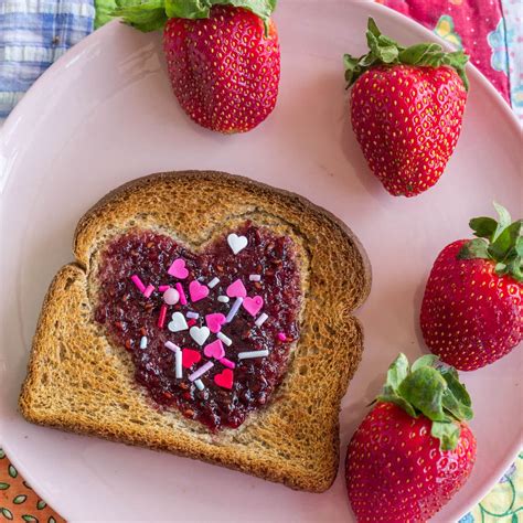 Heart Shaped Breakfast