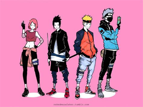 Naruto Team X Redesign By Nakedmazafaker Streetwear