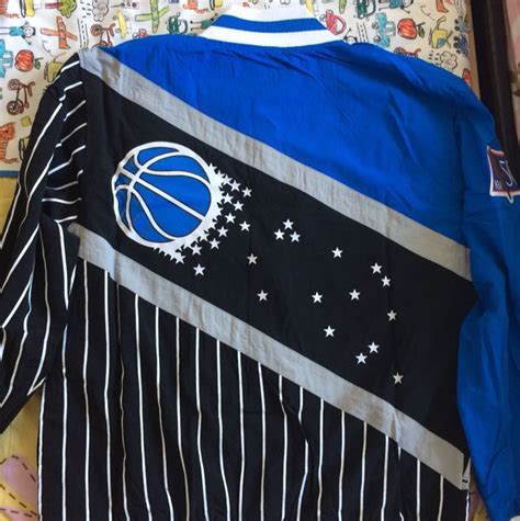 Mitchell And Ness Orlando Magic Nba Authentic Warm Up Jacket Size L 男裝