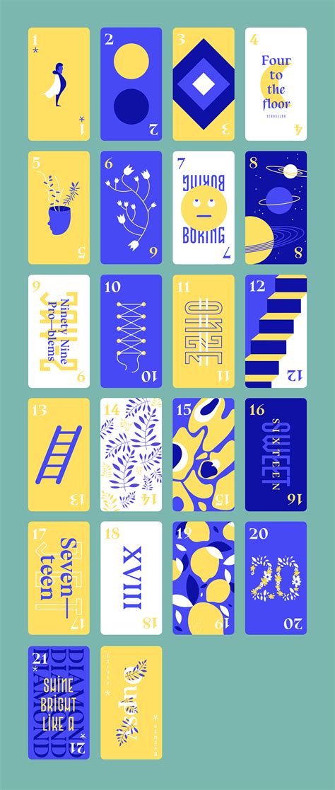 Tarot Cards — Game On Behance Graphic Design Cards Playing Cards