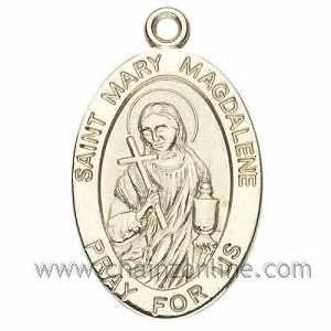 Gold St. Mary Magdalene Medal