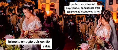 Homem Faz Surpresa Para Noiva Em Altar E Mulher Cai No Choro Ao