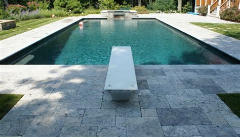 Silver Travertine Bullnose Pool Coping Tiles Pool Coping Tiles