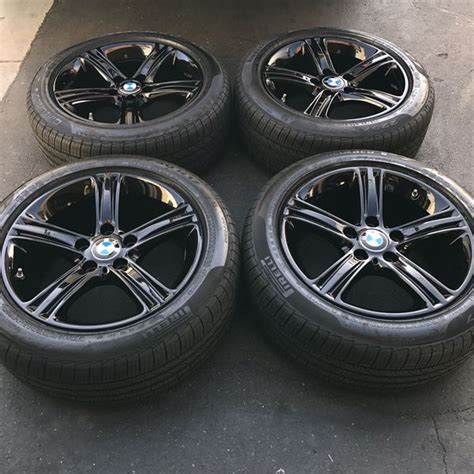 17 Oem Bmw 3 Series 328i Factory Wheels 17 Inch Gloss Black Rims ...