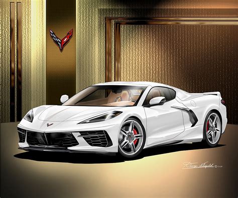 Copy C Chevrolet Corvette Stingray Art Prints By Danny Whitfield