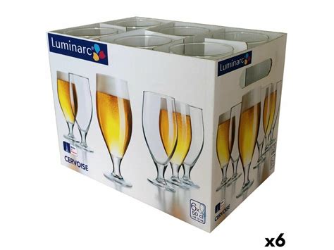 Copo Para Cerveja Luminarc Spirit Bar Transparente Vidro Ml Pack X