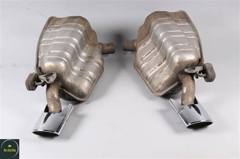 03 09 Mercedes W211 E500 E350 Amg Sport Exhaust Muffler Tips Left