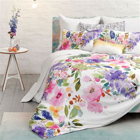 Bluebellgray Wisteria Duvet Cover Set In 2019 Floral Bedroom Bedroom