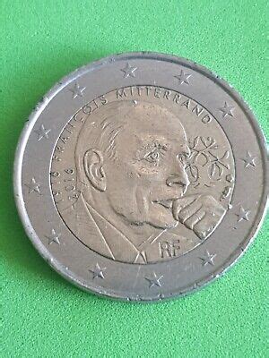 Pi Ce De Euros Rare Comm Morative Fran Ois Mitterrand Eur