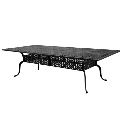 Classique 102 X 47 Inch Rectangular Cast Aluminum Patio Dining Table By