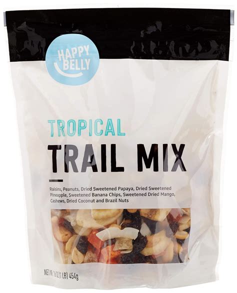 Buy Amazon Brand Happy Belly Tropical Trail Mix 16 Ounce Online At